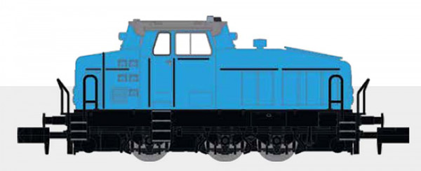 NME 123303 - Rangierdiesellok DHG 500C Zechenlok hellblau Ep.3-6, Museumslackierung