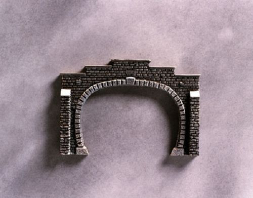 Noch 44820 - Tunnel-Portal 2gleisig Steinmauer 8,5 x 6,5 cm
