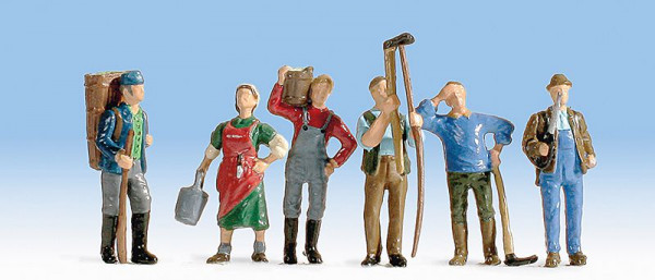 Noch 36614 - Weinbauern, 6 Figuren