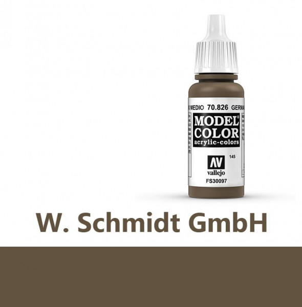 Vallejo 770826 - Model Color Farbe Deutsche Tarnung, Mittelbraun