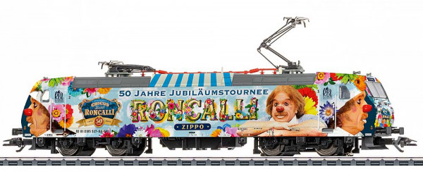 Trix 22469 - Rail Bavaria Ellok BR 185.1 "50 Jahre Circus-Theater Roncalli" Ep.6, DCC + Sound