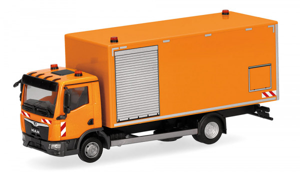 Herpa 320931 - MAN TGL CC Koffer-LKW "Fahrbahnreinigung"