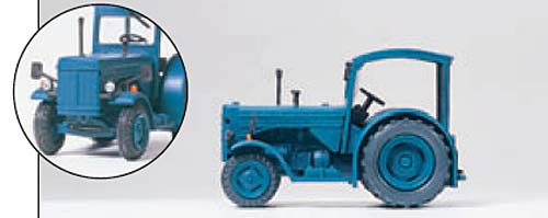 Preiser 17915 - Traktor Hanomag 55 Ausführung für die Landwirtschaft, Fertigmodell aus Kunststoff