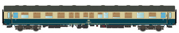 LSmodels 46184AC - DB Liegewagen Bctm 256 ozeanblau/elfenbeinbeige mit Klotzbremsen, Ep. 4 - Wechsel