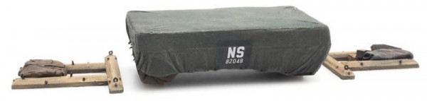 Artitec 487.801.67 - Ladung Transportkiste unter Plane "NS" Fertigmodell aus Resin, lackiert