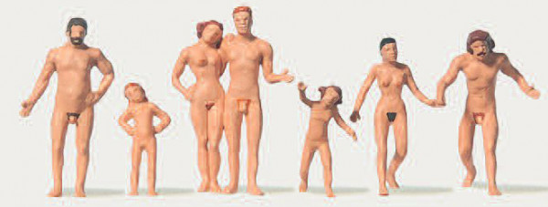 Merten 212533 - Familie am FKK-Strand
