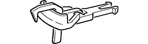 Roco 40244 - Austauschkupplung (4613) Fleischmann Hakenkupplungsköpfe für Normschacht-Kupplungsaufna
