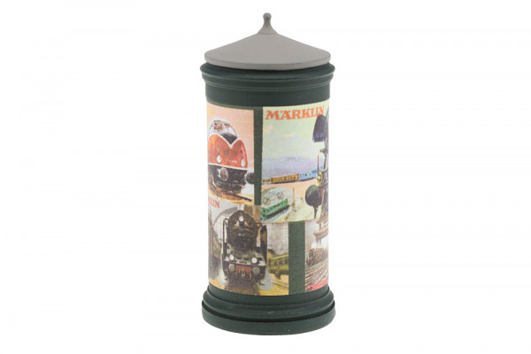 Artitec 387.635 - Plakatsäule "Märklin" Fertigmodell aus Resin, lackiert