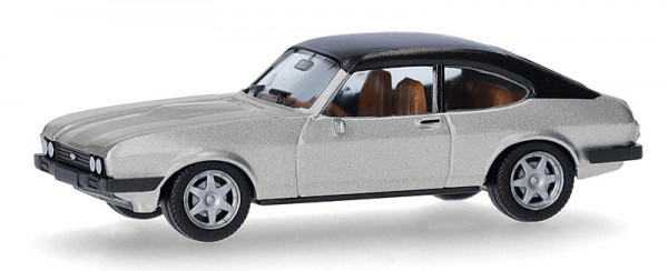 Herpa 430807-003 Ford Capri Vinyldach, stratossilber
