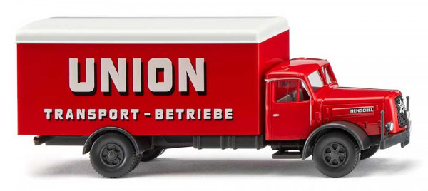 Wiking 041502 - Henschel HS 140 Koffer-Lkw "Union Transport" 1955-1961