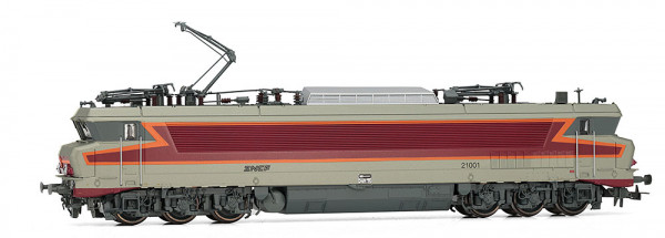 Jouef HJ2454S - SNCF Mehrsystem-Elektrolokomotive CC 21001 in Grand-Confort-Farbgebung mit “Nudellog