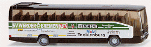 Wiking 071407- MB O 404RHD Reisebus "SV Werder Bremen"