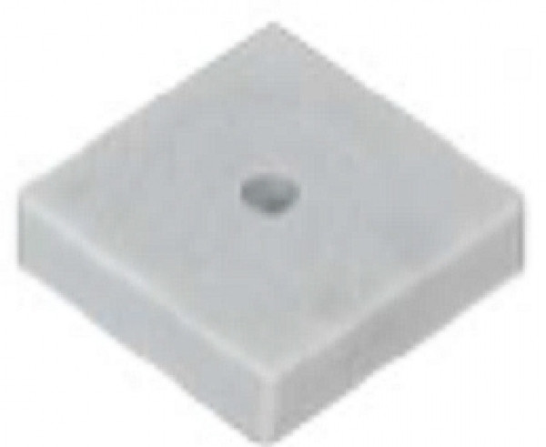Sommerfeldt 128 - Zwischensockel für Turmmasten 124-129 grau, (10), 20x20x5mm