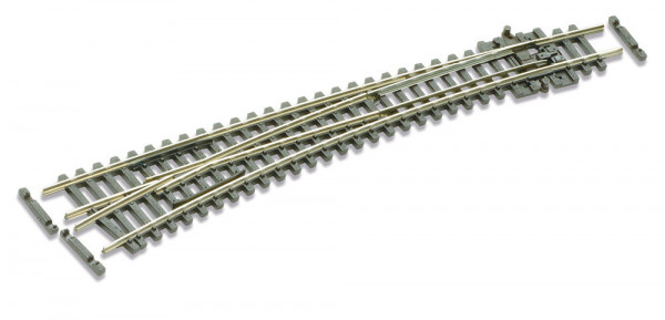 Peco SLE387F - Code 55 Bogenweiche 10* links, leitendes Herzstück