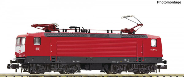 Fleischmann 7570043 - DB Ellok BR 112.172-2 orientrot mit Latz Ep.4-5, DCC + Sound