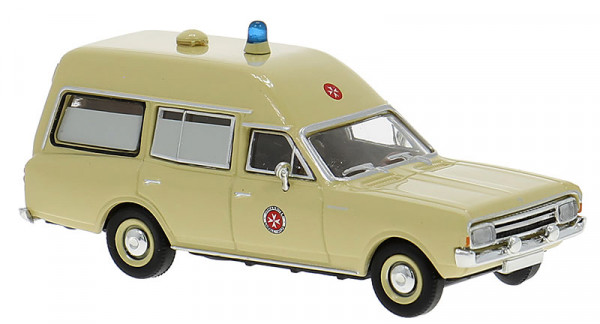 Brekina 20672 - Opel Rekord C KTW der Johanniter