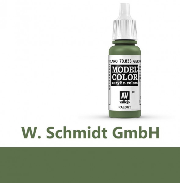 Vallejo 770833 - Model Color Farbe Deutsche Tarnung, Hellgrün, G