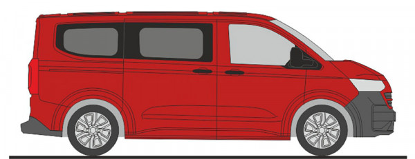 Rietze 11714 - Volkswagen Transporter T7 Bus KR FD intensive red