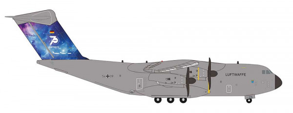 Herpa 574365 - Luftwaffe Airbus A400M Atlas - LTG 62 / ATW 62 Wunstorf "70 Jahre Luftwaffe"