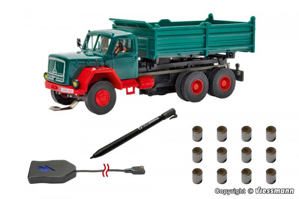 Viessmann 8002 - CarMotion Basis Startset, MAGIRUS DEUTZ 3-achsMuldenkipper