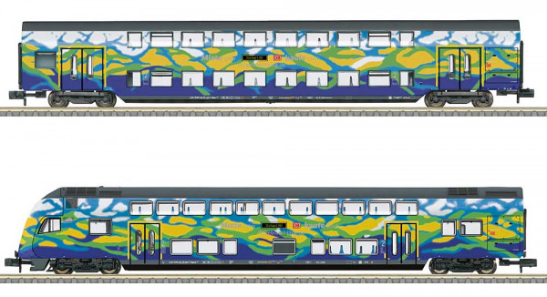 Trix 18299 - Doppelstockwagen-Set Touristi
