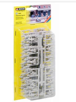 Noch 44985 - Unbemalte Figuren 72 Stück