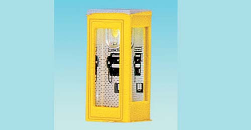 Brawa 4566 - Telefonzelle beleuchtet Abmessung: 7 x 7 x 14 mm Ersatzbirne 3268