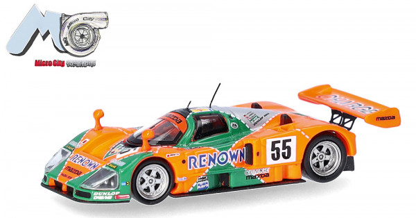 Herpa 87MC000080 - Mazda 787B "55", orange/grün
