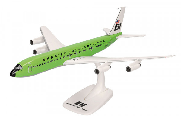 Herpa 614009 - Braniff International Boeing 707-320 - Solid lime green