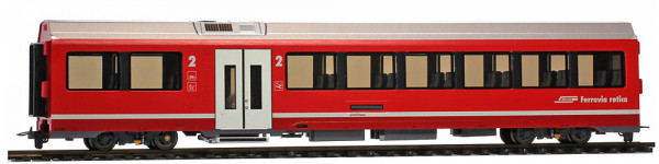 Bemo 3298142 - RhB Mittelwagen B 574 01 AGZ 2. Klasse Ep.6, mit LED Innenbeleuchtung