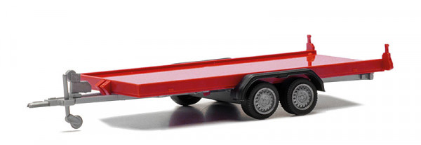 Herpa 052450-004 - PKW-Transportanhänger 2achs, rot