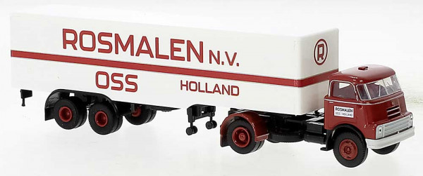 Brekina 85233 - DAF DO 2000 Koffer-SZ Band 1957, Rosmalen,