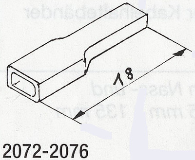 Weinert 2073 - Isolationstüllen gelb, 20St