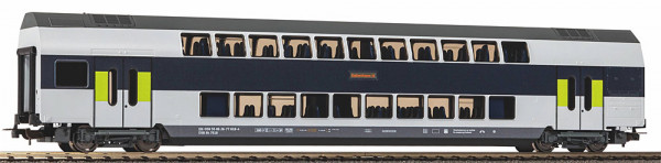 Piko 58816 - DSB Doppelstockwagne 2.Klasse Ep.6, grüne Türen, 1:100