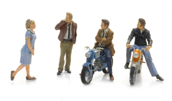 Artitec 5870160 - Halbstarke auf Zündapp-Mopeds