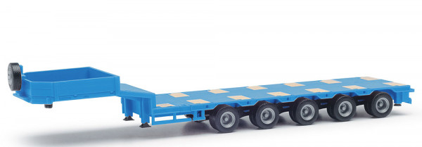 Herpa 076388-011 - Goldhofer Semitiefladerauflieger 5achs, himmelblau