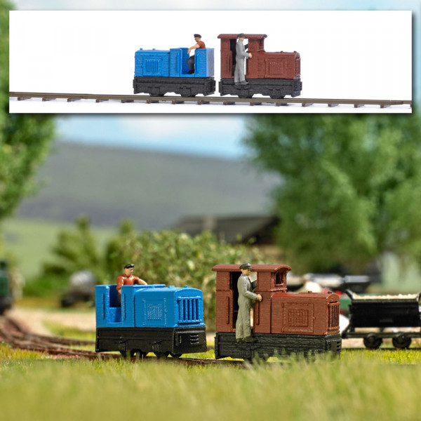 Busch 8075 - 2 Loks mit Fahrern N