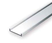 Evergreen 0262 - U-Profil 2,00 x 0,97mm, Flanschstärke: 0,23mm, 4 Stück