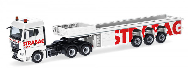 Herpa 319270 - MAN TGX GM Betonteile-Sattelzug "Strabag" (A)