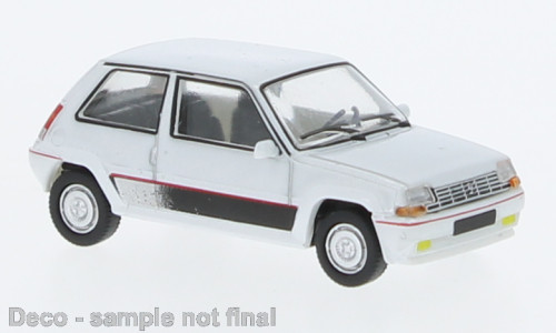 PCX870296 - Renault 5 GT Turbo metallic weiss, 1985,