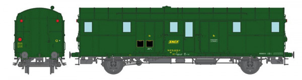 REE VB-320 - SNCF Gepäckwagen OCEM32 grün301 Ep.4, Region Süd-Ost, 3 Schlusslichter