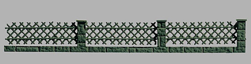 Vollmer 45011 - Jägerzaun