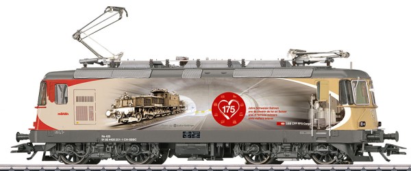 Märklin 37875 - SBB Ellok Reihe Re 420 Ep.6, "175 Jahre Schweizer Bahnen", mit mfx+ Decoder + Sound