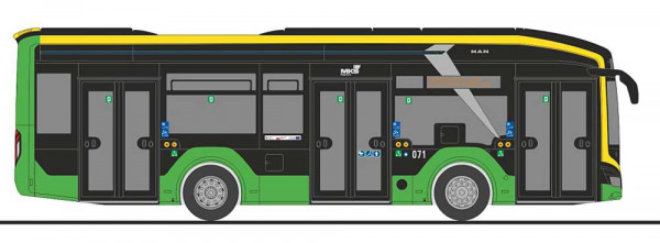 Rietze 74621 - MAN Lion´s City 10 E MKS Debica (PL)