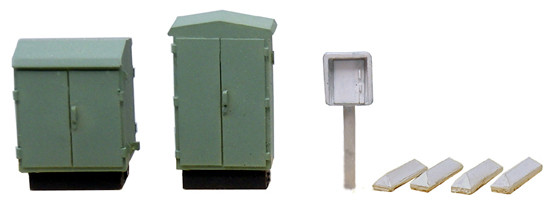 Artitec 387.33 - Set Schaltkästen + Streckentelefon Fertigmodell