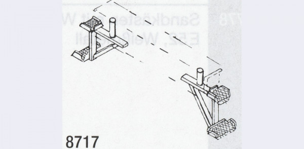 Weinert 8717 - Tritte für Pufferbohlen