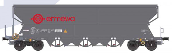 NME 512680 - NS Silowagen für Getreidetransport Tagnpps 101m³ Ep.6, "ERMEWA", Wechselstrom