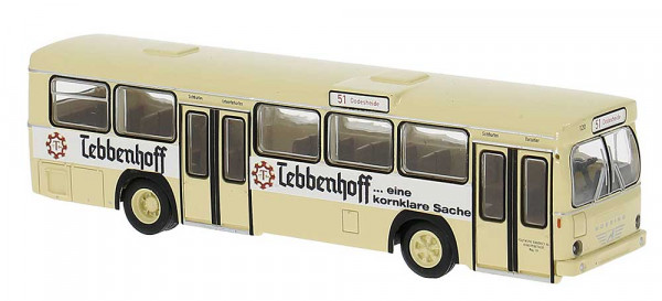 Brekina 59169 - Büssing BS 110V Osnabrück "Tebbenhoff ... eine kornklare Sache" 1970