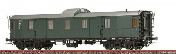 Brawa 51309 - DB Gepäckwagen Pw4ü mit Dachkanzel Ep.3 + LED Innenbeleuchtung