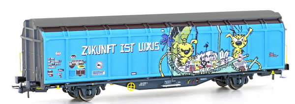Hobbytrain H45106 - Schiebewandwagen Hbbillns SBB, Ep.VI Graffiti-Serie (4)